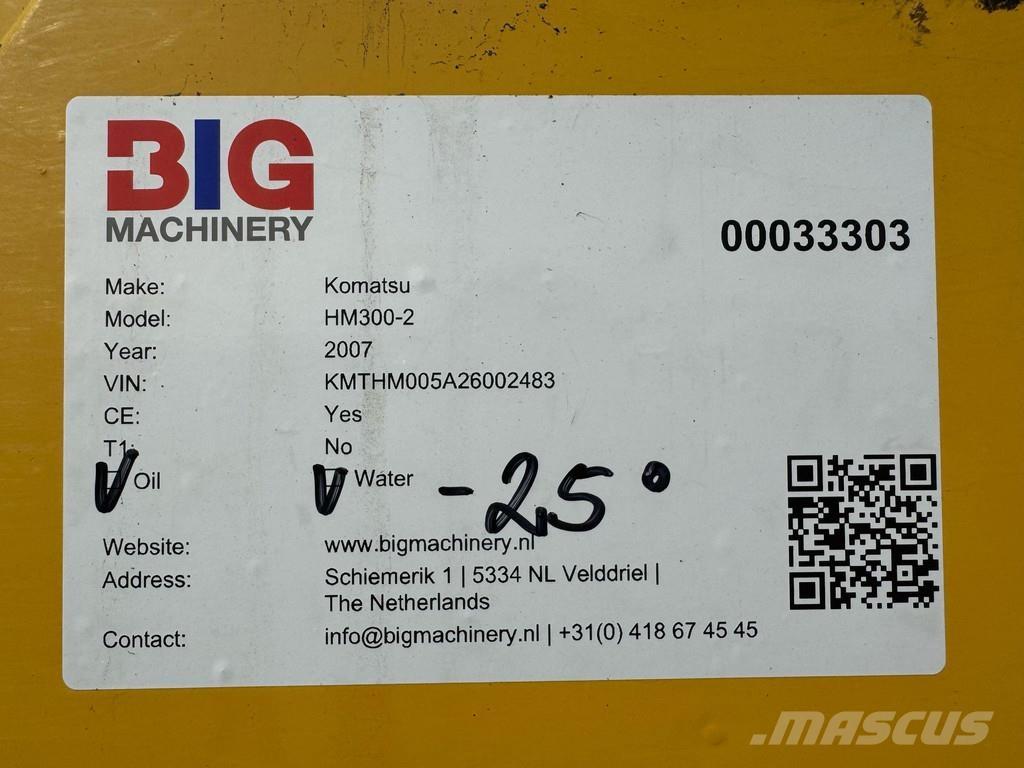 Komatsu HM300-2 Camiones articulados