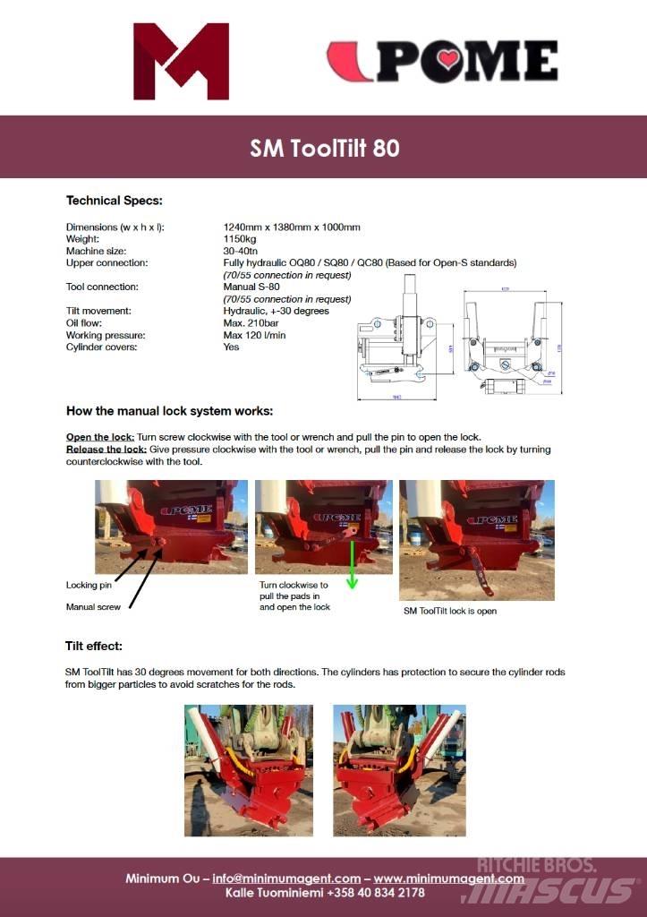 SM Tooltilt  80 Conectores rápidos