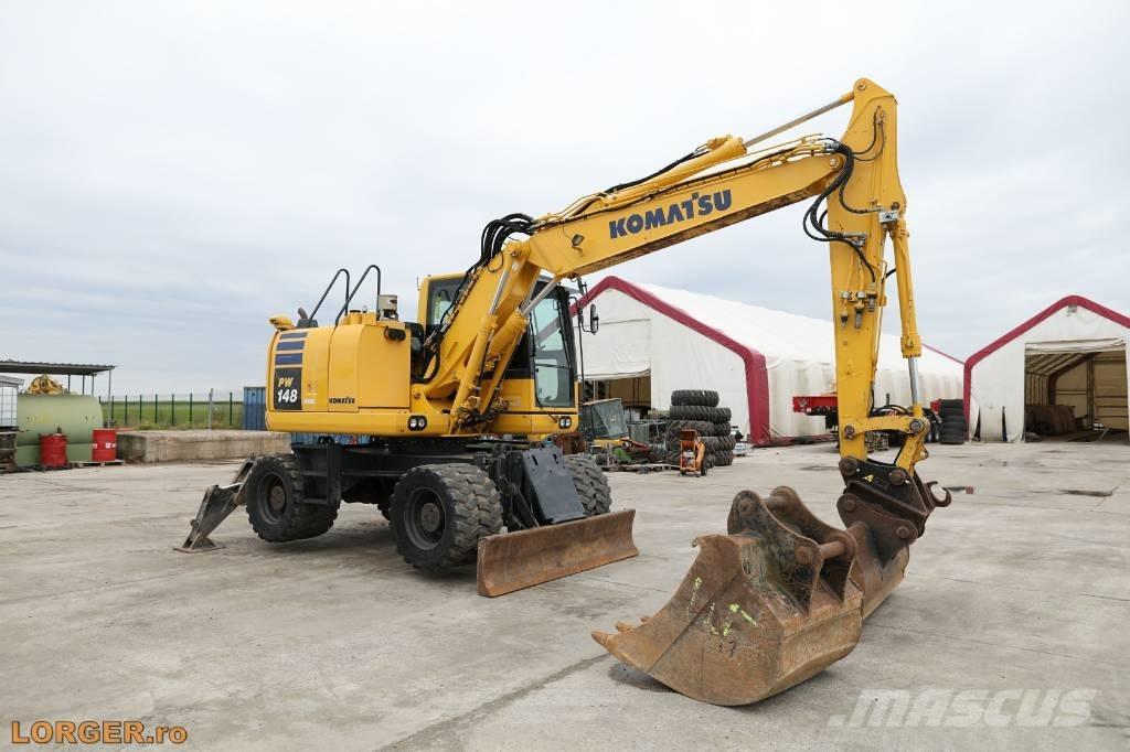 Komatsu PW 148-10 Excavadoras de ruedas