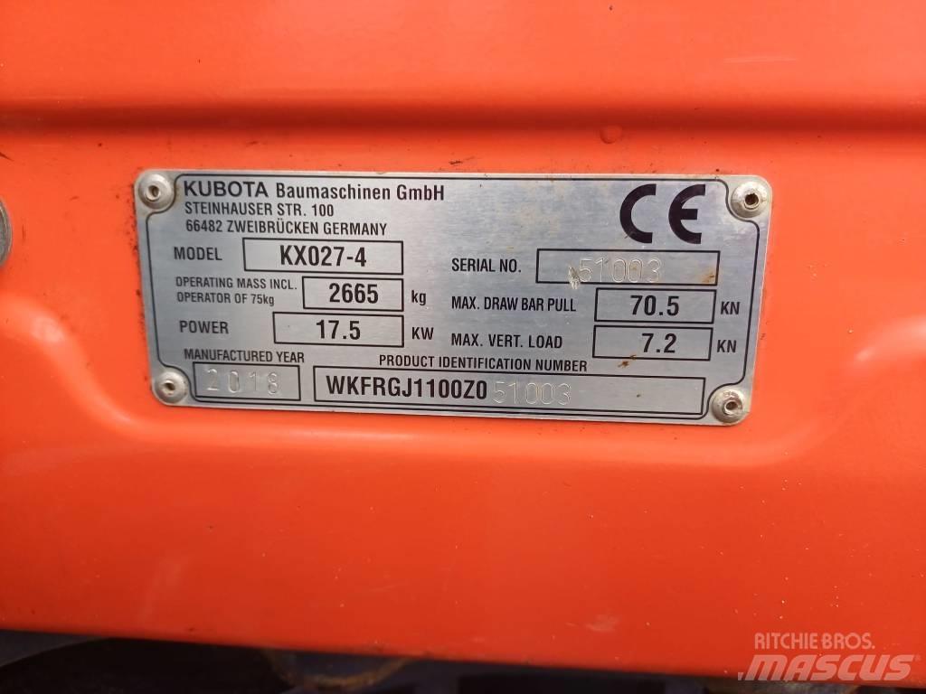 Kubota KX027-4 Miniexcavadoras