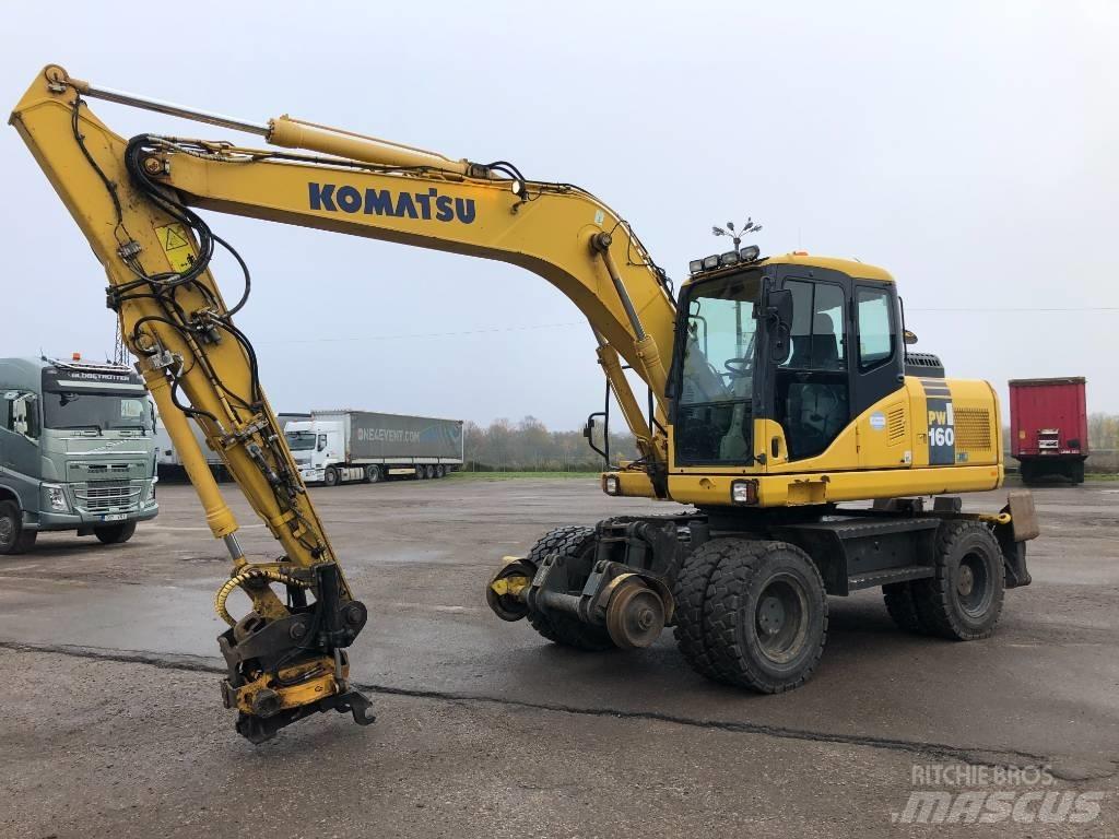 Komatsu PW160-7E0 Excavadoras de ruedas