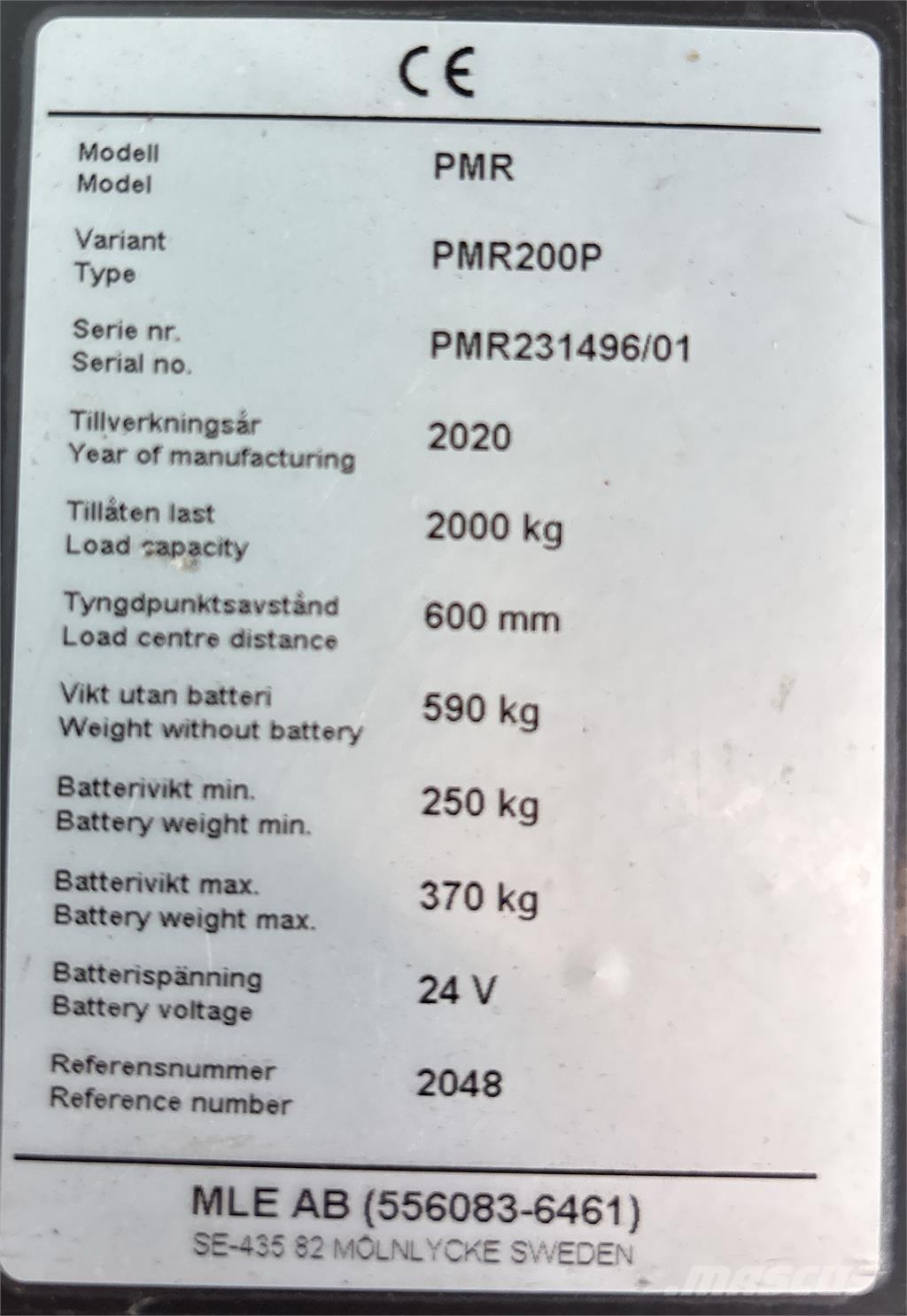 Atlet PMR200P Camión con plataforma