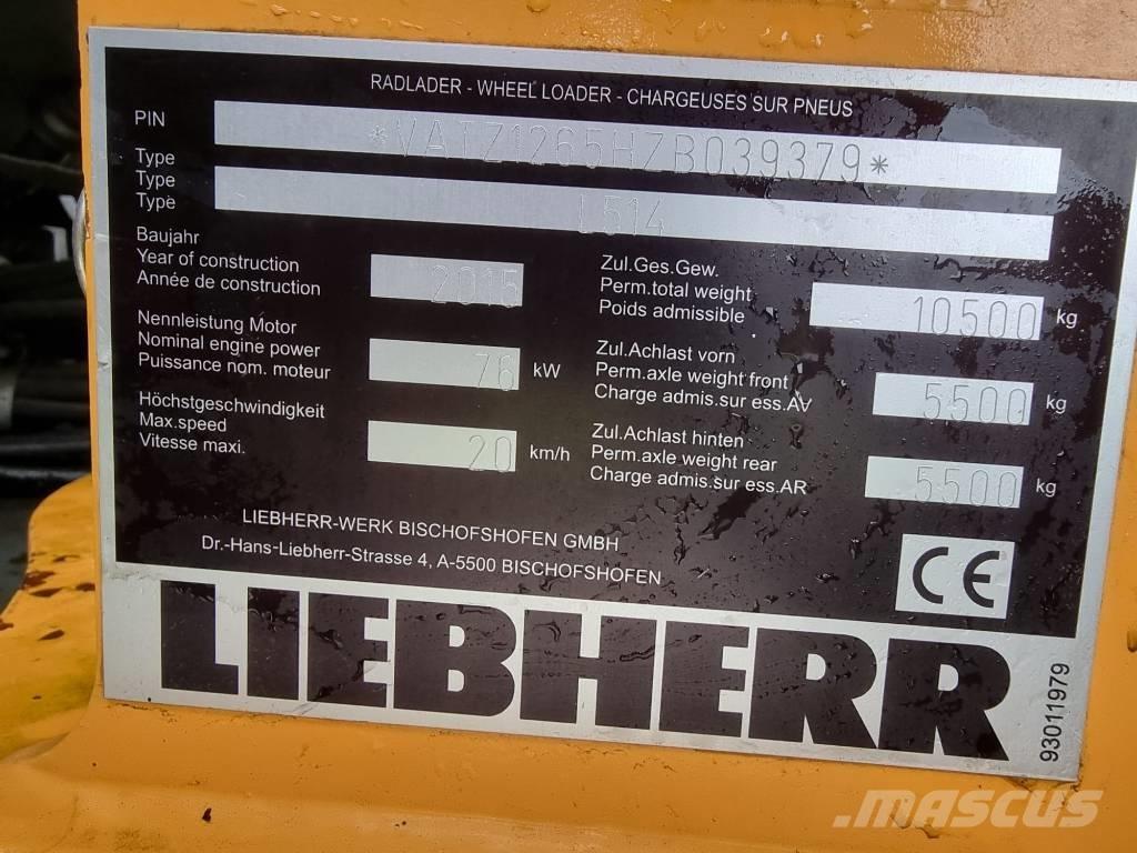 Liebherr L 514 Cargadoras sobre ruedas