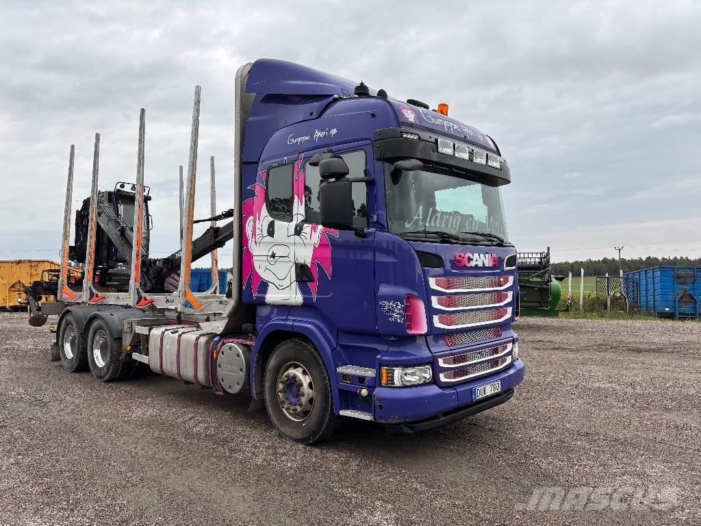 Scania 560. 6x4 Transportes de madera