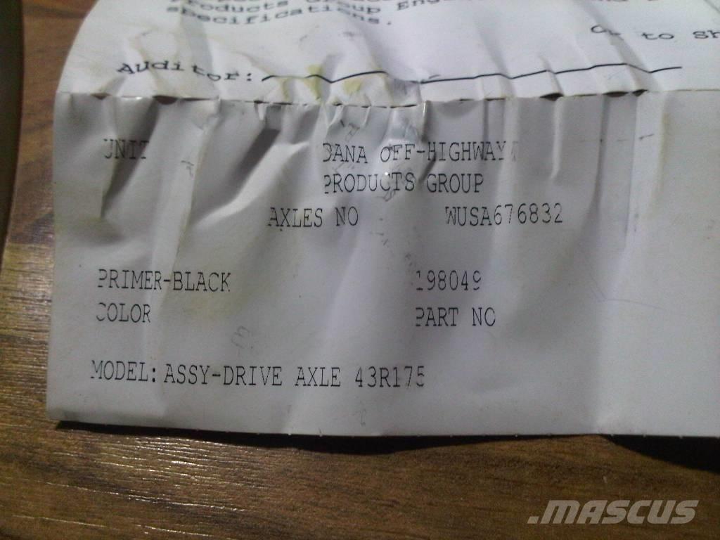  Dana Spicer 43R175 Ejes