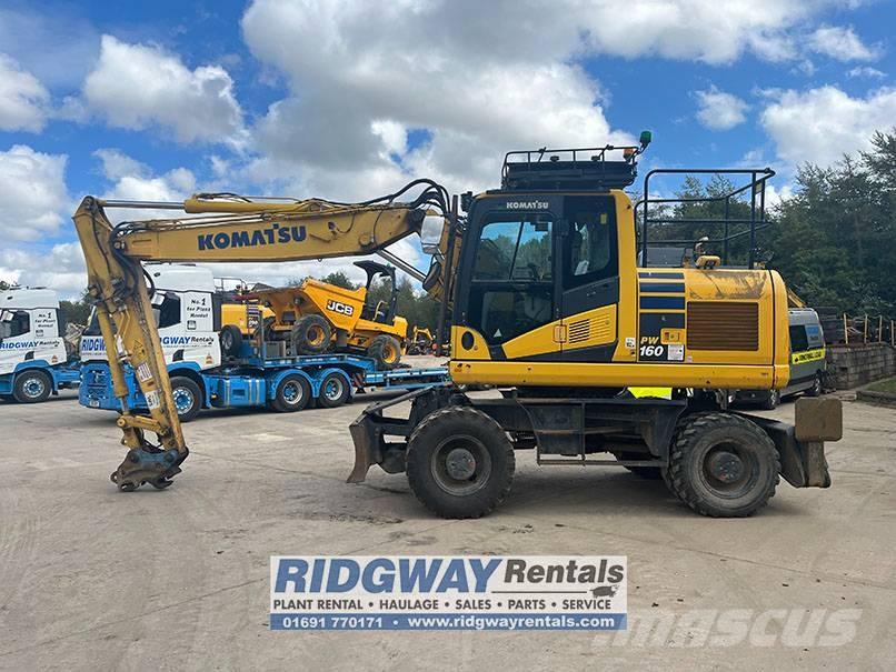 Komatsu PW 160 Excavadoras de ruedas