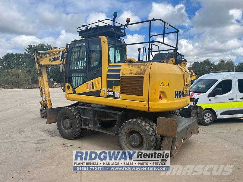 Komatsu PW 160 Excavadoras de ruedas