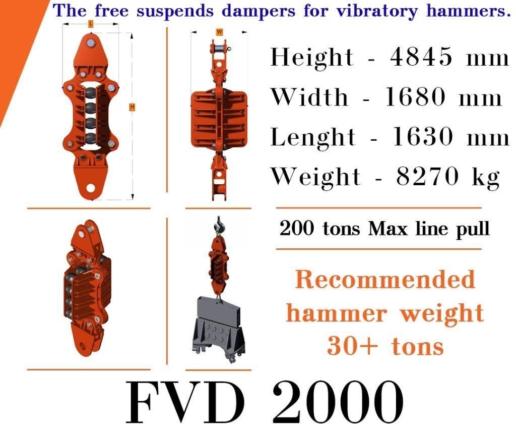  Finaros FVD 2000 Martillos neumáticos para pilotes