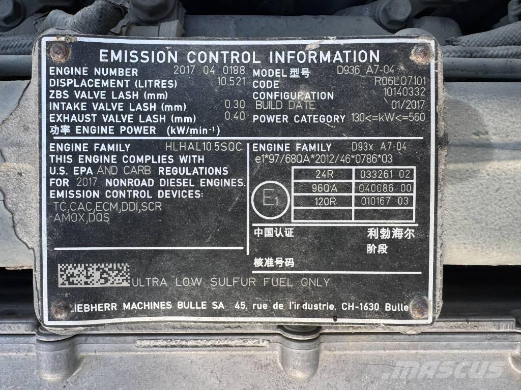 Liebherr R 946 Excavadoras sobre orugas