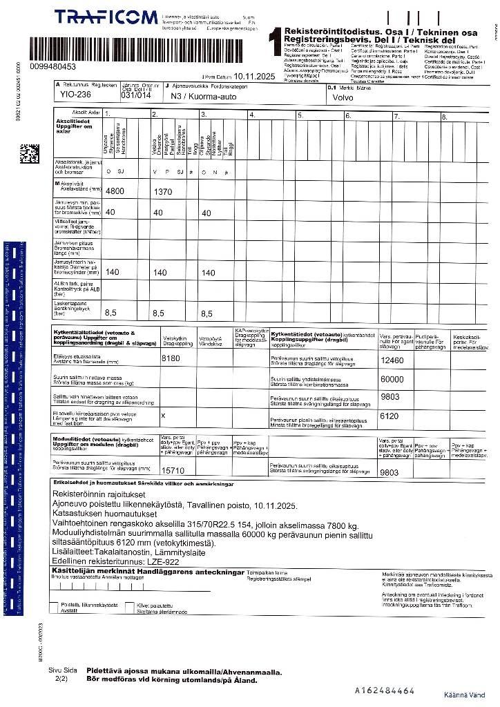 Volvo FH 13 Camiones con caja de remolque