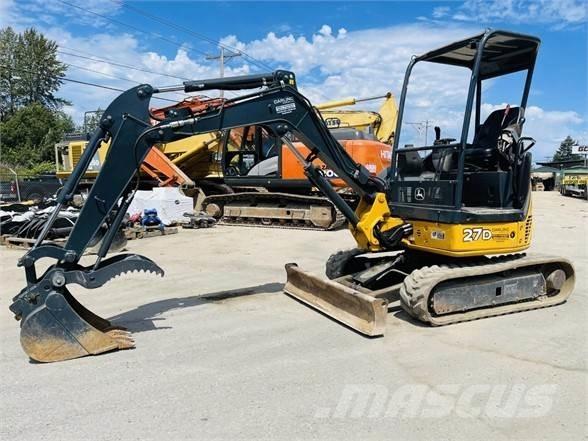 John Deere 27D Miniexcavadoras