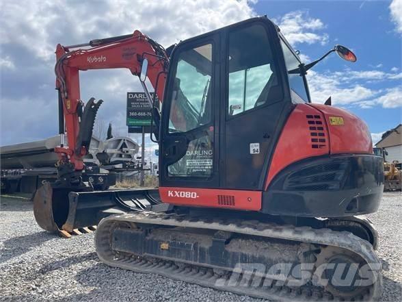 Kubota KX080-4 Excavadoras sobre orugas