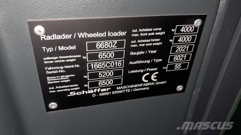 Schäffer 6680 Z Minicargadoras