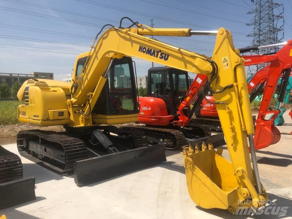 Komatsu PC 60 Excavadoras sobre orugas