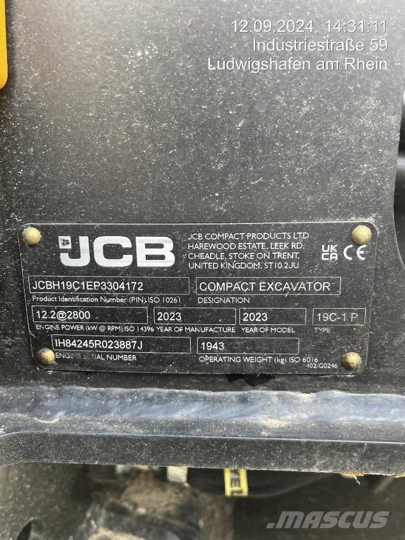 JCB 19C-1 Miniexcavadoras