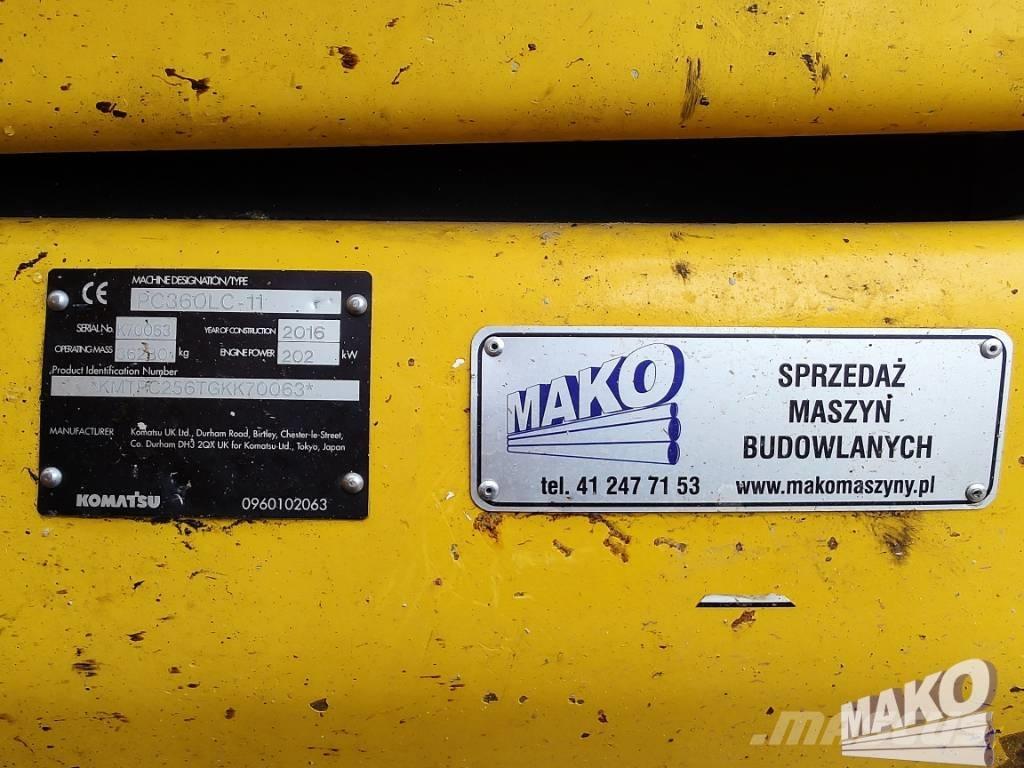 Komatsu PC 360 Excavadoras sobre orugas