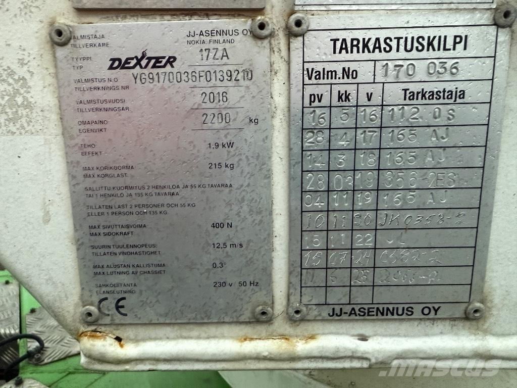 Dexter 17ZA Plataformas remolcables