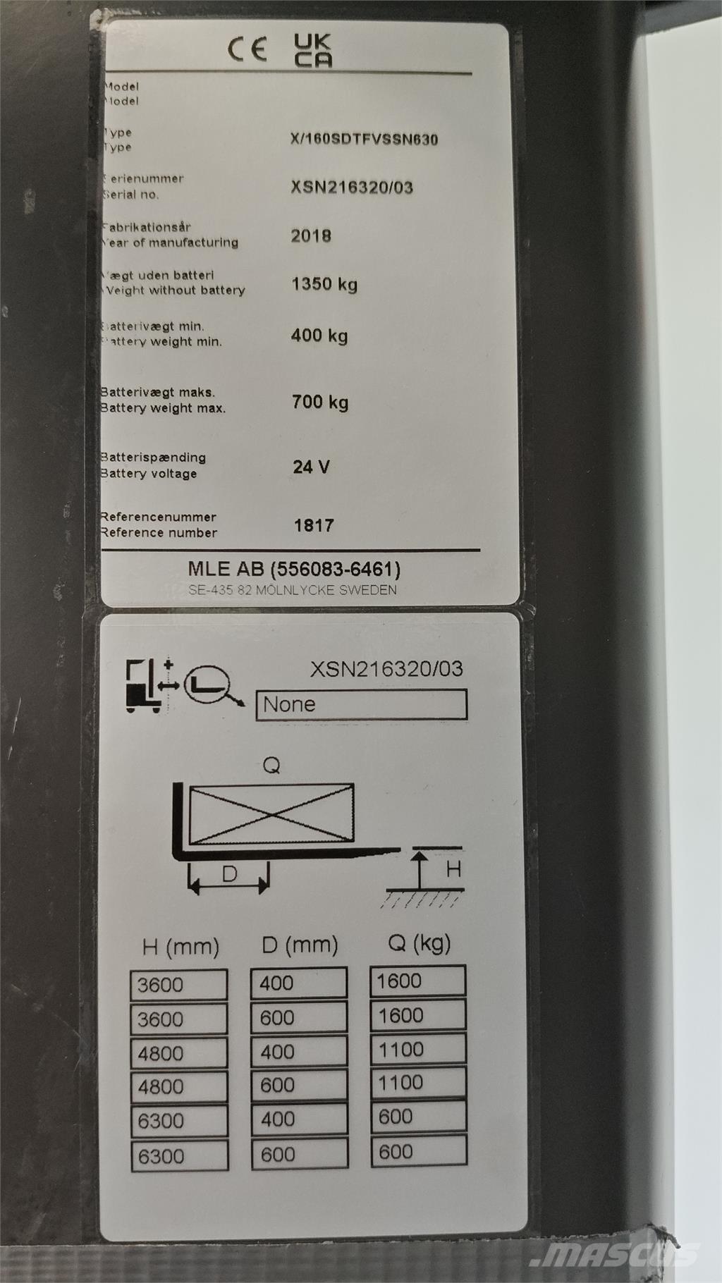 Atlet XSN160E Apiladoras eléctricos
