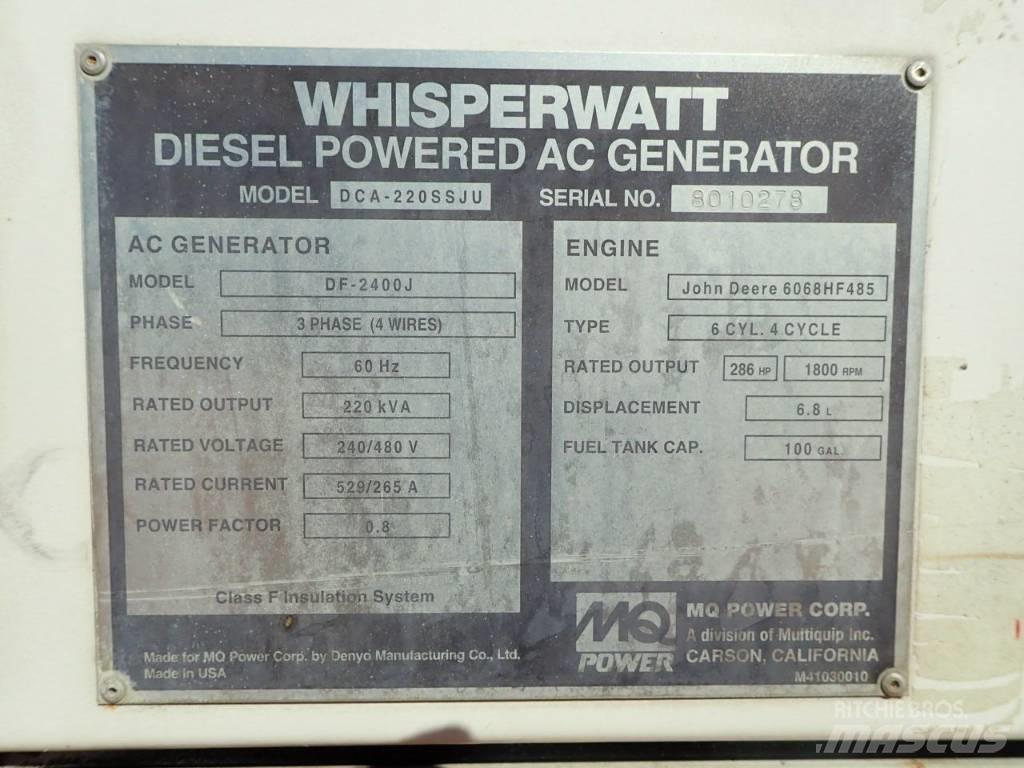 MultiQuip DCA220SSJU Generadores diésel