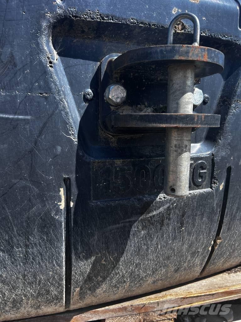  Frontvægt 1500 Contrapeso delantero