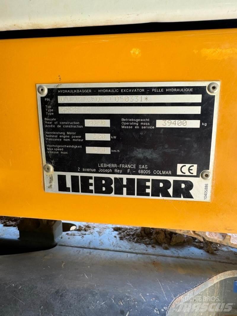 Liebherr R938 Excavadoras sobre orugas