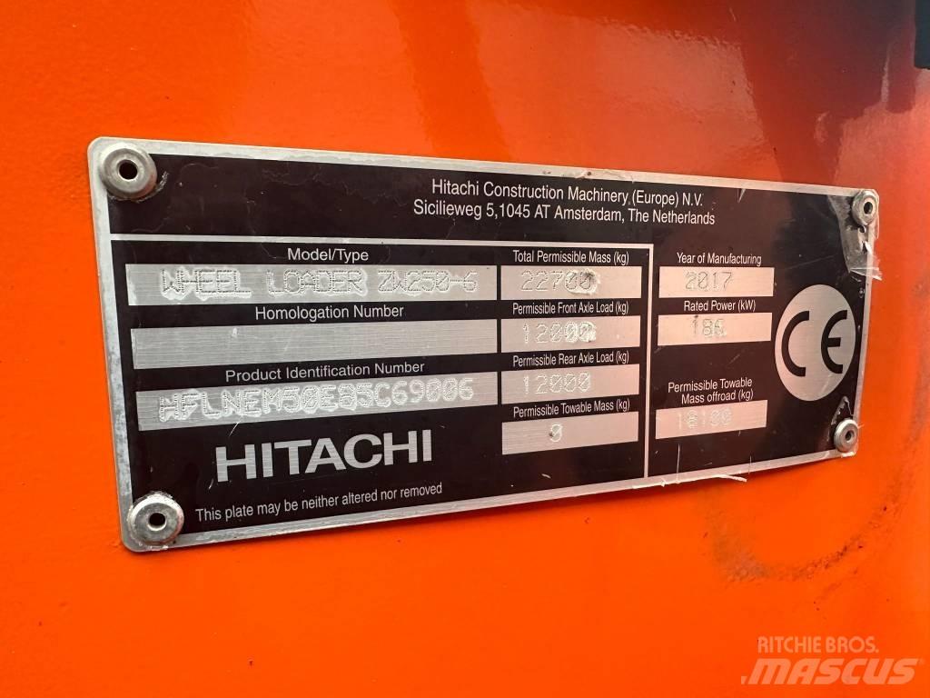 Hitachi ZW250-6 Cargadoras sobre ruedas