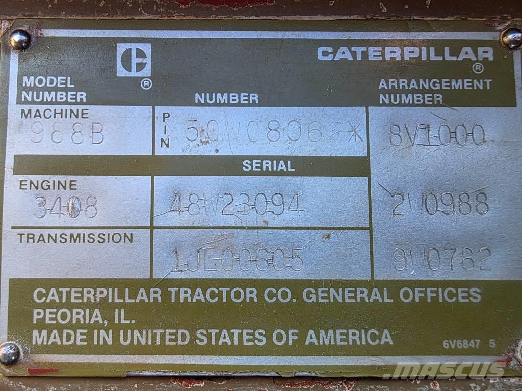 CAT 988 B Cargadoras sobre ruedas