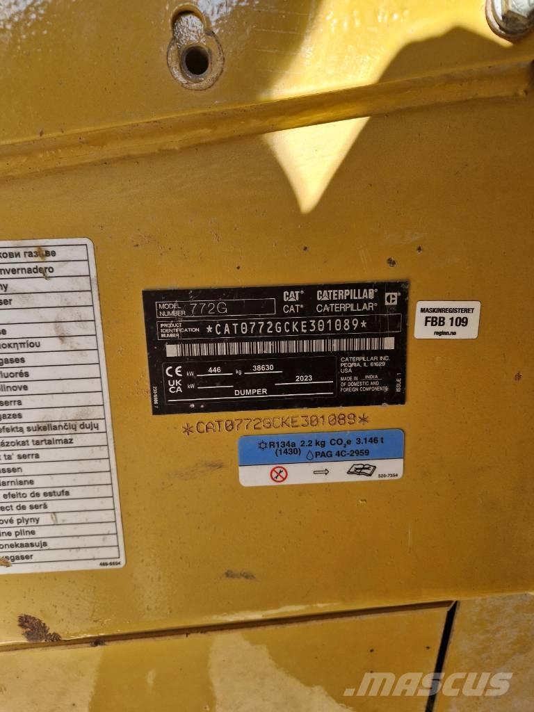 CAT 772 G Camiones de volteo rigidos