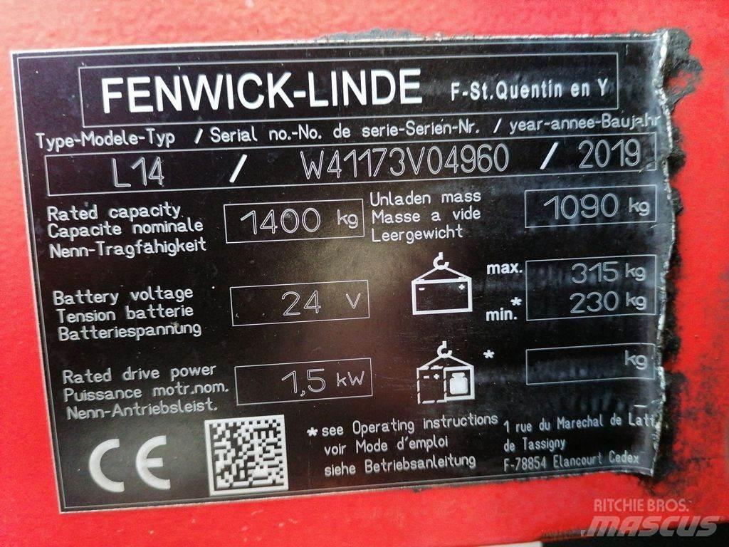 Linde L14 Montacargas manual