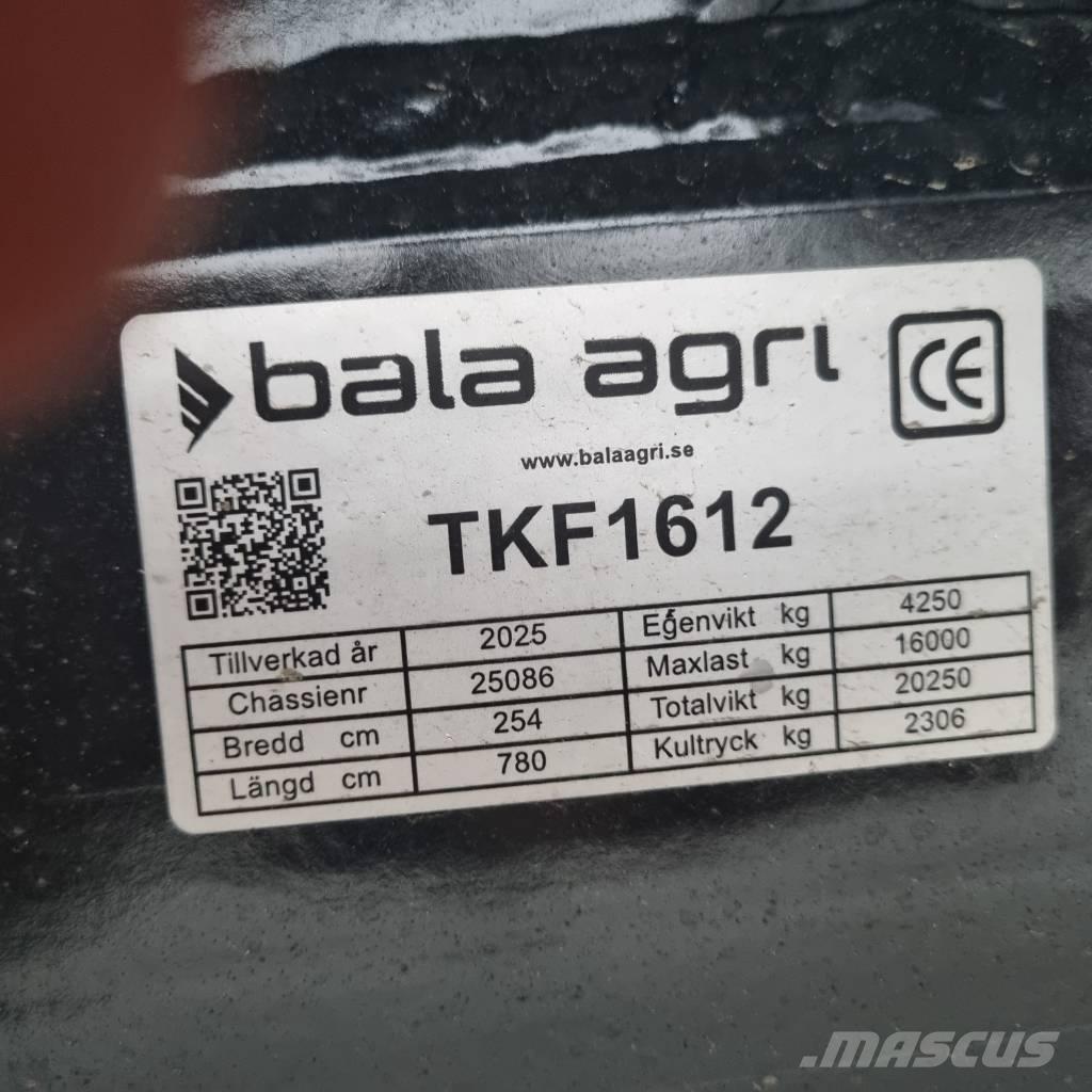 Bala TKF 1612 Carros de trasladar grano