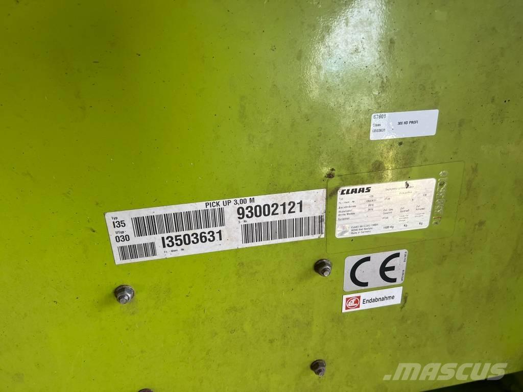 CLAAS PU 300 HD Otros equipos para cosechadoras de forraje