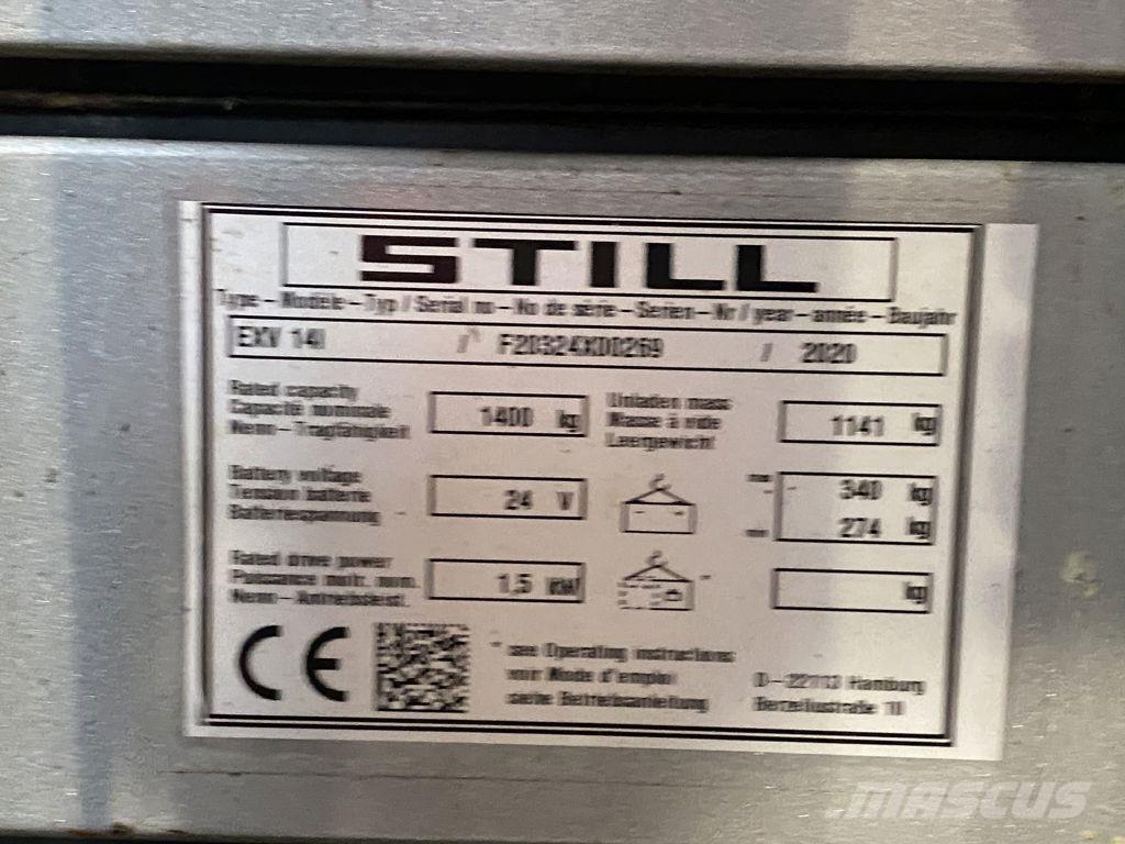 Still EXV14I Montacargas manual