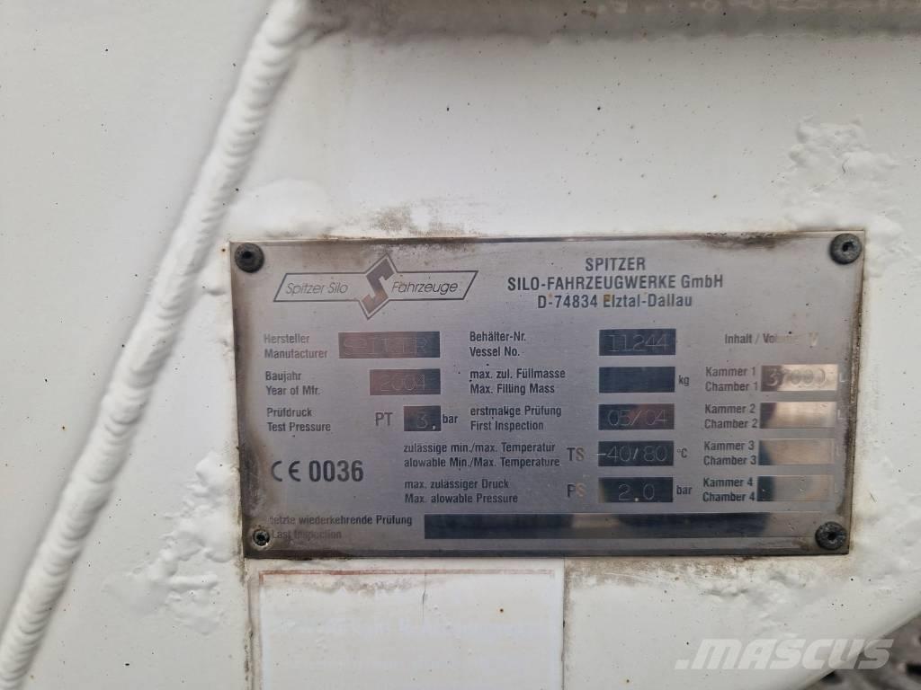 Spitzer SF 2737/2 P Semirremolques cisterna