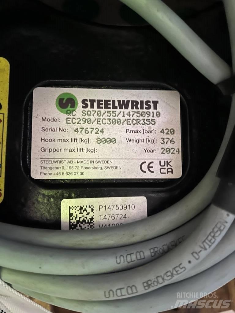 Steelwrist S70 Conectores rápidos