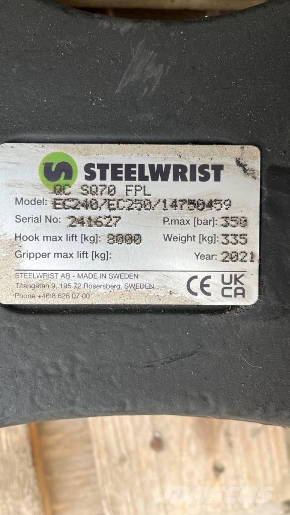 Steelwrist SQ70 Conectores rápidos