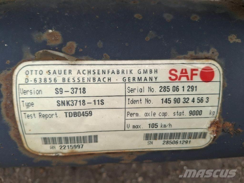 SAF SNK3718-11S Ejes