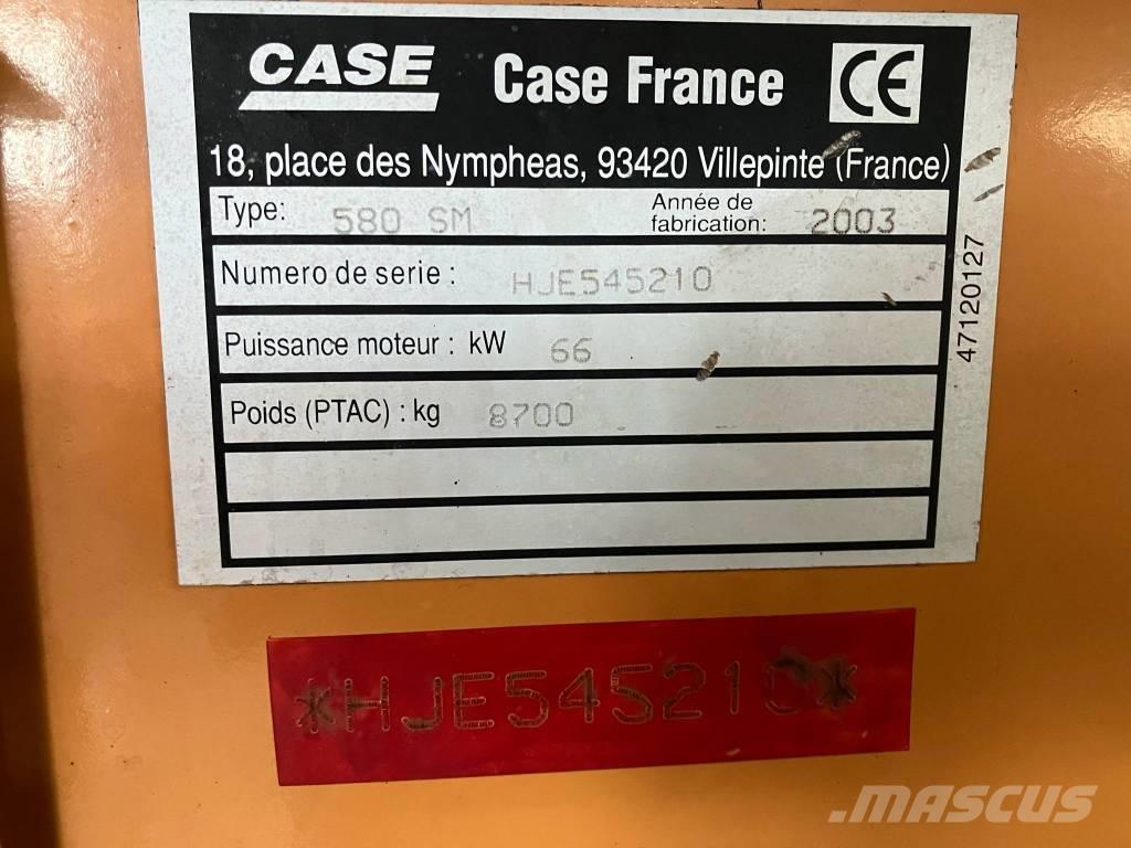 CASE 580 SM Retrocargadoras