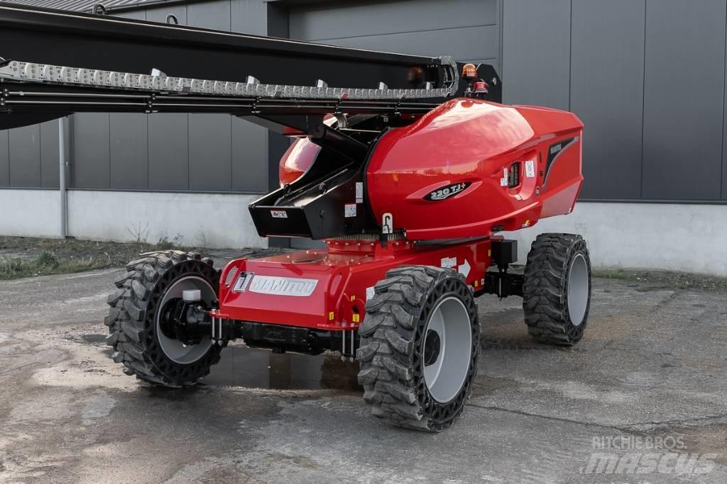 Manitou 220 TJ + Plataformas con brazo de elevación manual