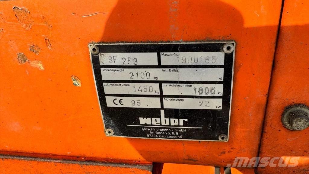 Weber SF253 Máquinas cortadoras de asfalto