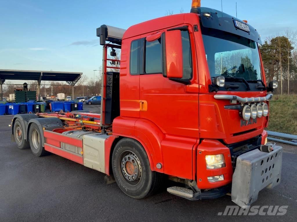 MAN TGS 26.460 LL Camiones elevadores de gancho