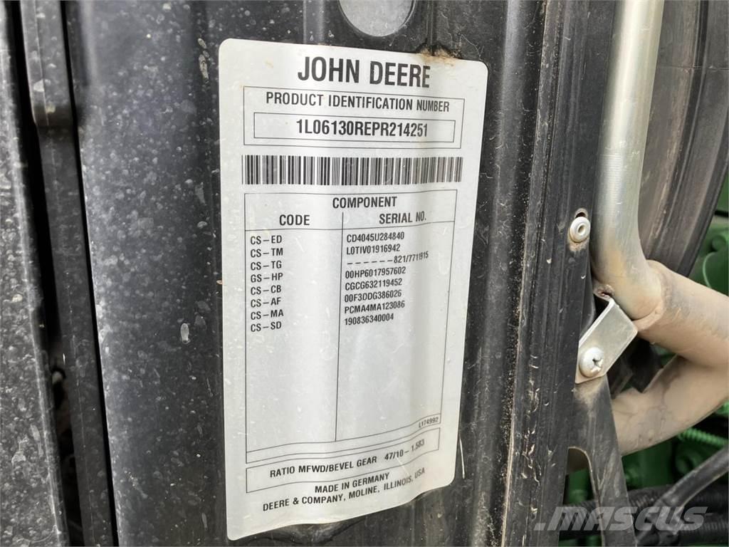 John Deere 6R 130 Tractores