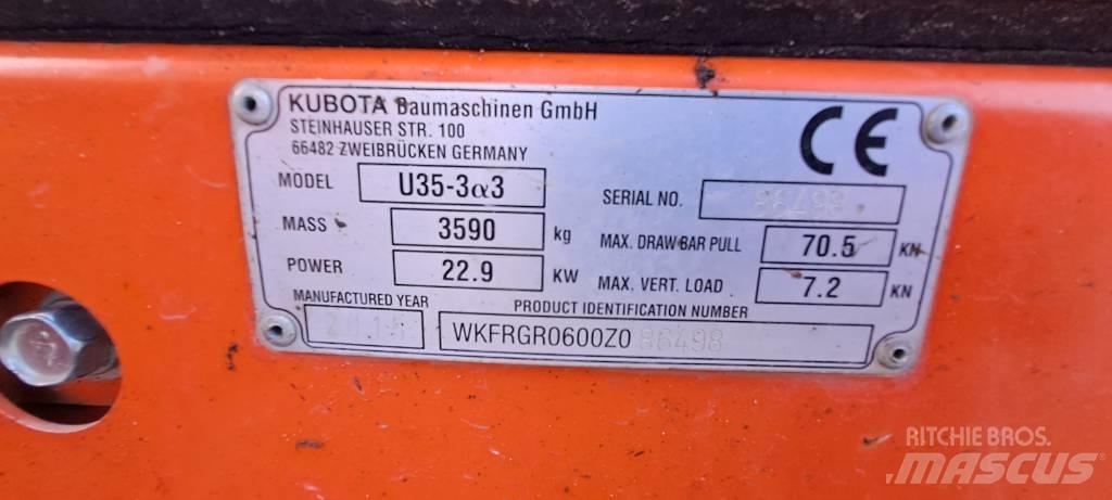 Kubota U35-3A3 Miniexcavadoras