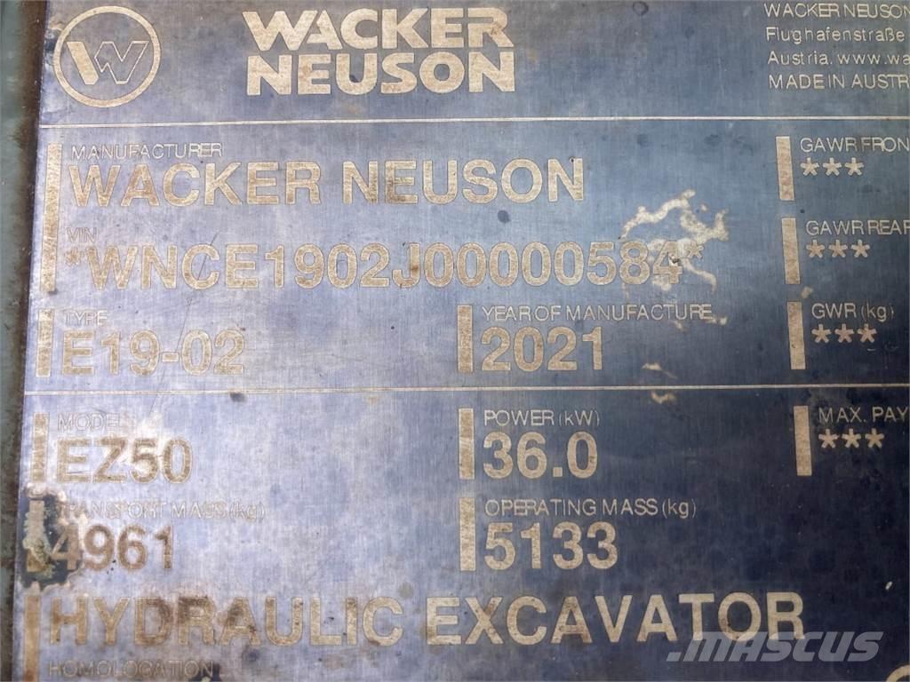 Wacker Neuson EZ50 Miniexcavadoras