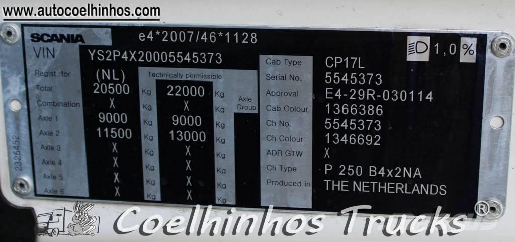 Scania P 250 Camiones con caja de remolque