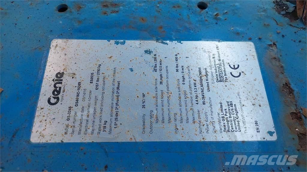 Genie GS3246 Plataformas tijera