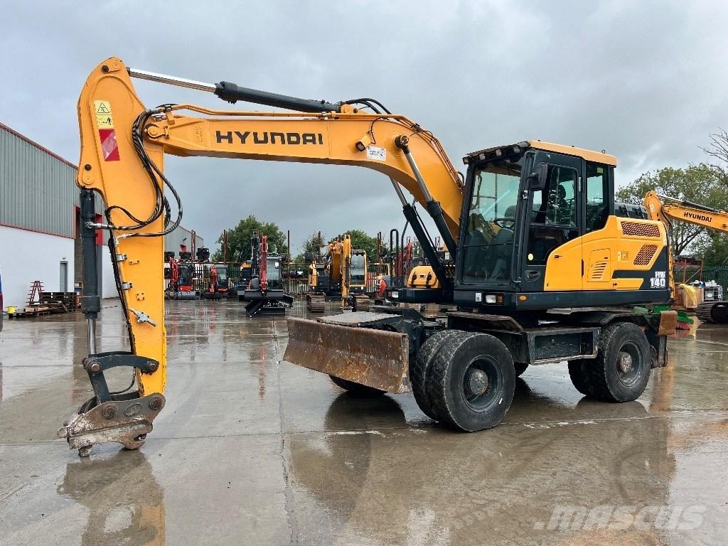Hyundai HW140 Excavadoras de ruedas