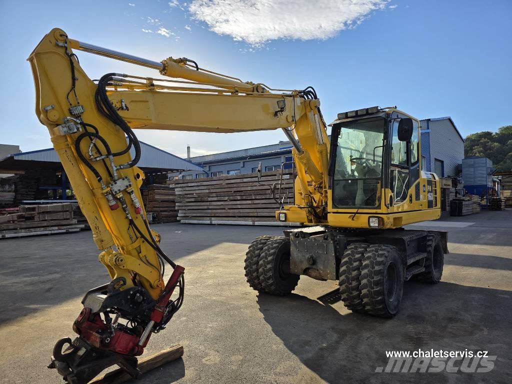 Komatsu PW 160 Excavadoras de ruedas