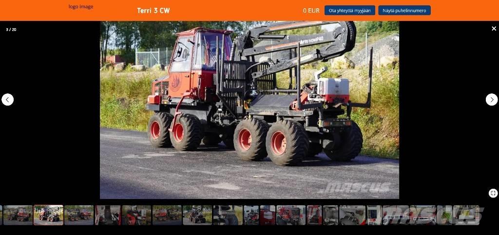 Terri 3 CV Cosechadoras-autocargadoras