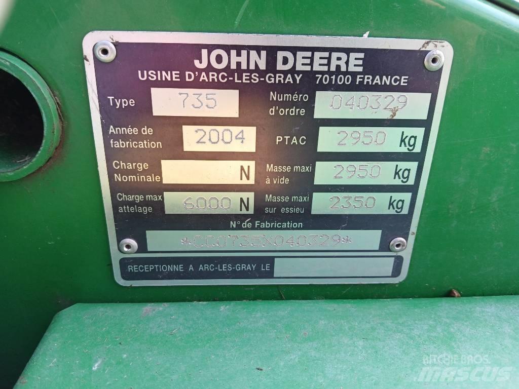 John Deere 735 Segadoras acondicionadoras