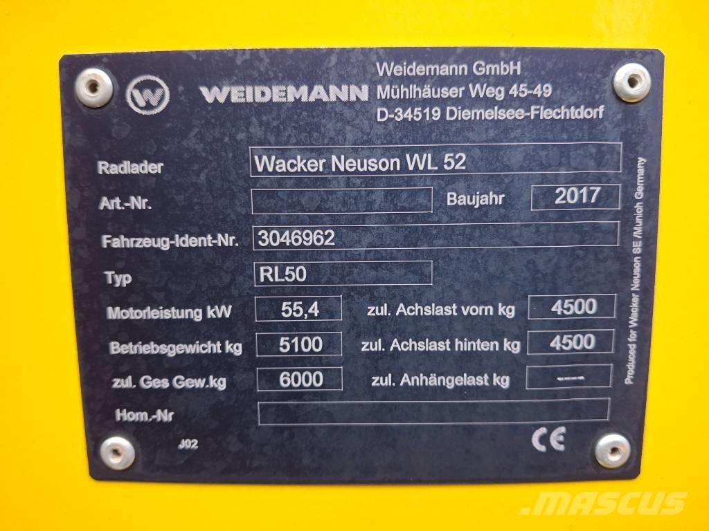 Wacker Neuson WL 52 Cargadoras sobre ruedas